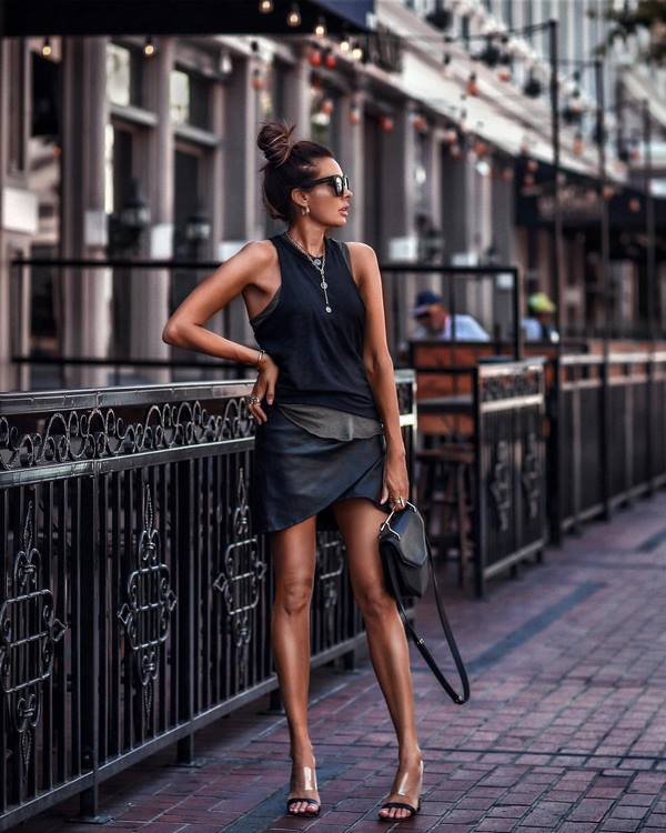 Jupes en cuir 2025-2026 - images magnifiques et les dernières tendances en jupes en cuir