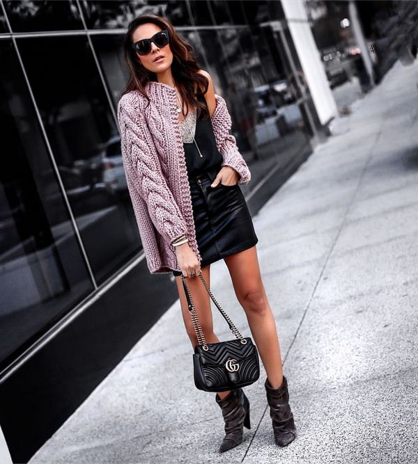 Jupes en cuir 2025-2026 - images magnifiques et les dernières tendances en jupes en cuir