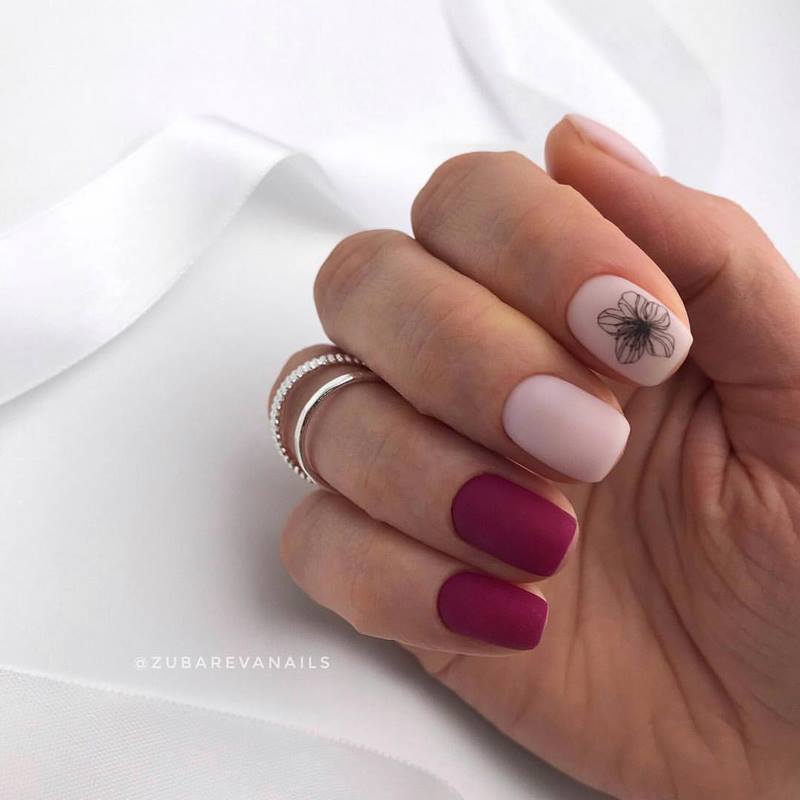 مانيكير بورجوندي الساحر 2025-2026 في الأساليب والأساليب الجديدة