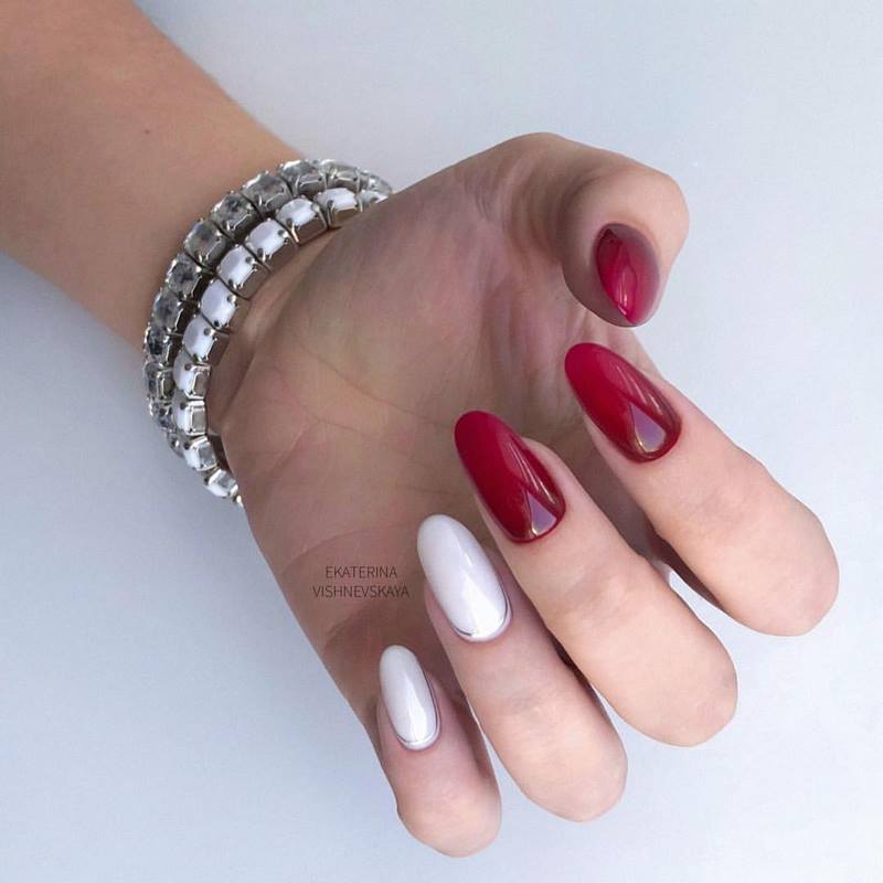 مانيكير بورجوندي الساحر 2025-2026 في الأساليب والأساليب الجديدة