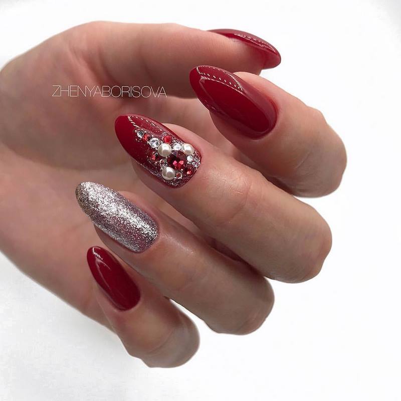 مانيكير بورجوندي الساحر 2025-2026 في الأساليب والأساليب الجديدة