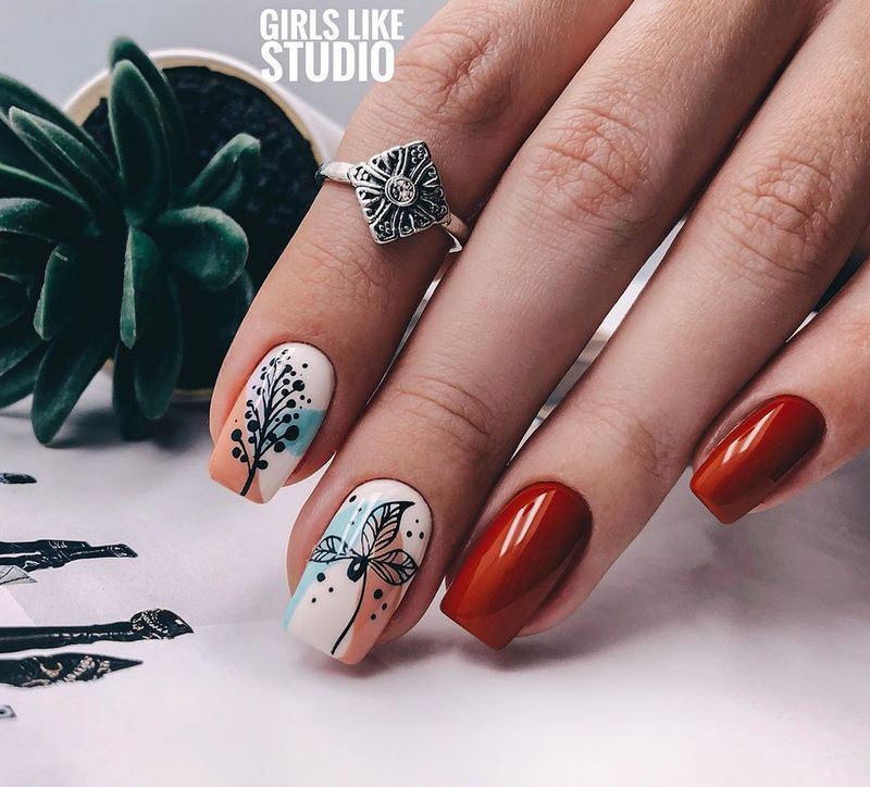 مانيكير بورجوندي الساحر 2025-2026 في الأساليب والأساليب الجديدة