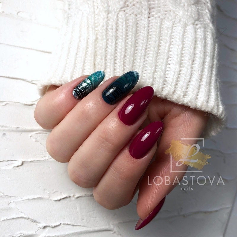 مانيكير بورجوندي الساحر 2025-2026 في الأساليب والأساليب الجديدة