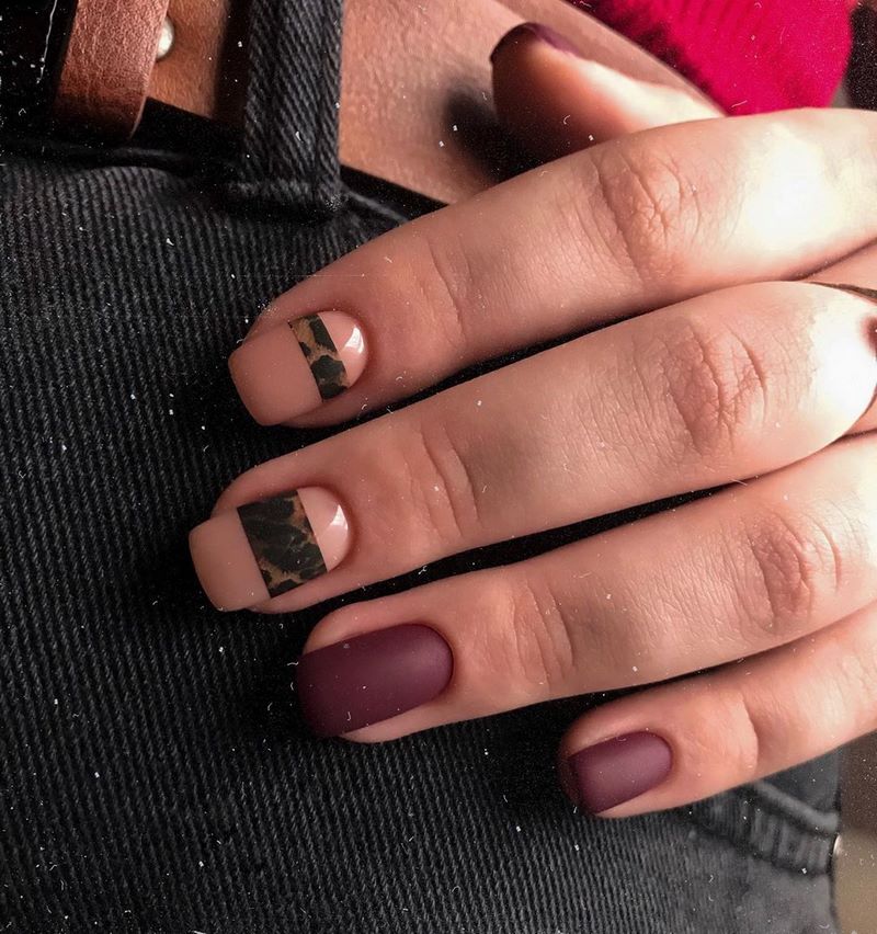 مانيكير بورجوندي الساحر 2025-2026 في الأساليب والأساليب الجديدة