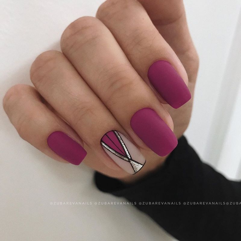 Manucure matte élégante 2025-2026: photos, actualités, idées de manucure mate