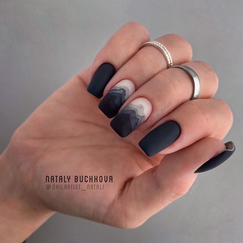 Manucure matte élégante 2025-2026: photos, actualités, idées de manucure mate
