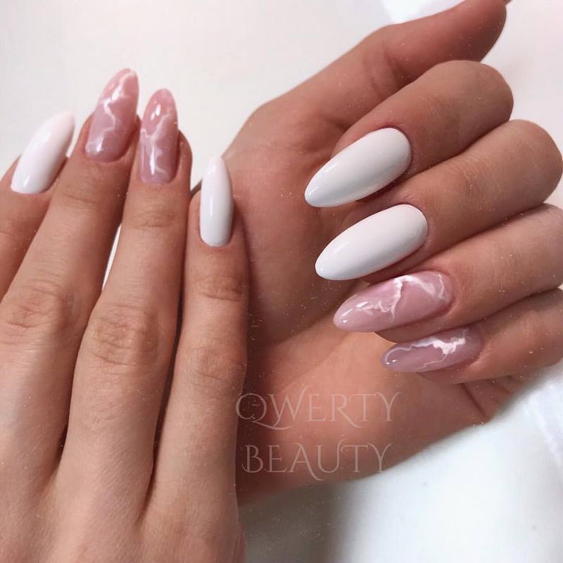 Idées créatives pour la manucure en marbre 2025-2026: des nouveautés en matière de design