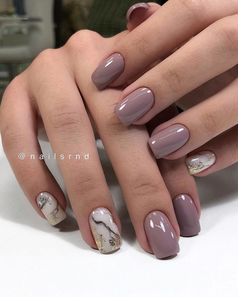 Idées créatives pour la manucure en marbre 2025-2026: des nouveautés en matière de design