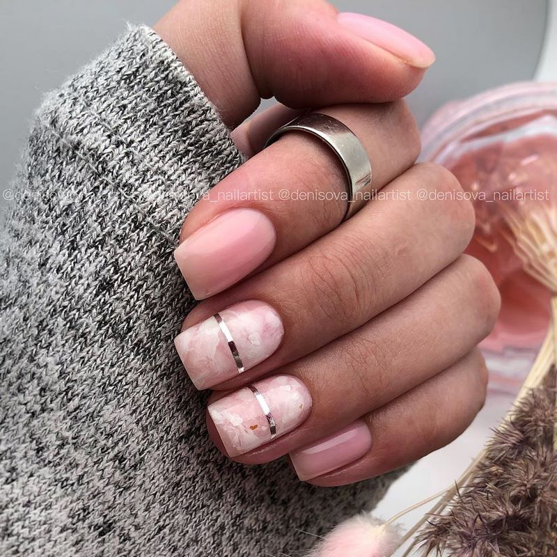 Idées créatives pour la manucure en marbre 2025-2026: des nouveautés en matière de design